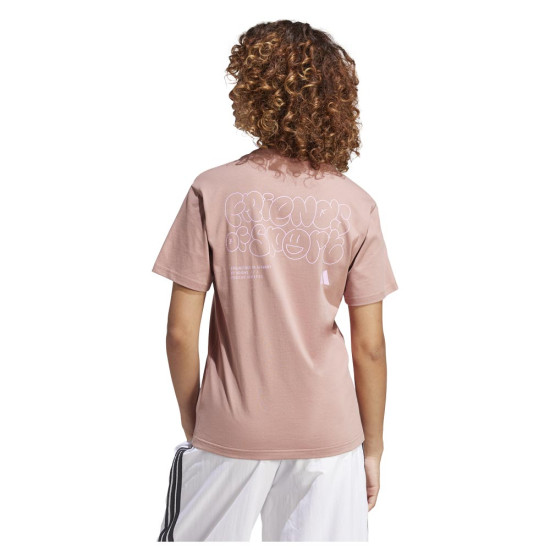Adidas Γυναικεία κοντομάνικη μπλούζα Lounge Verbiage Graphic Tee Adidas Γυναικεία κοντομάνικη μπλούζα Lounge Verbiage Graphic Tee